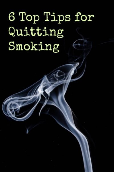 Top tips for quitting smoking.