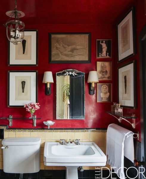 The Red Bathroom