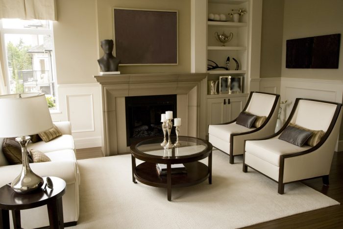 How To Choose the Perfect Living Room Furniture with a fireplace.