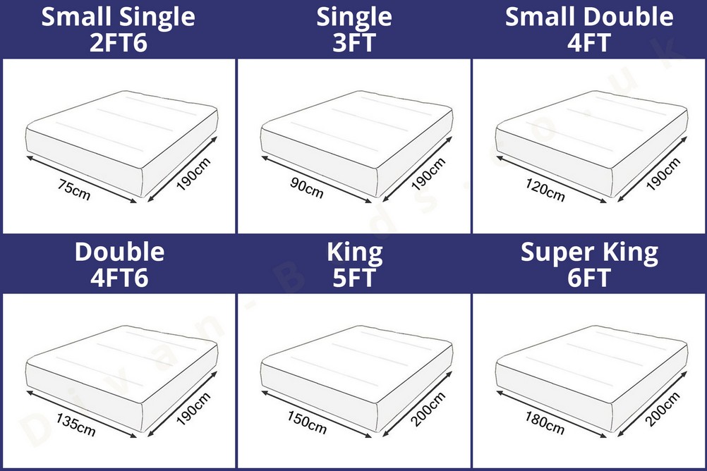 german bed mattress sizes