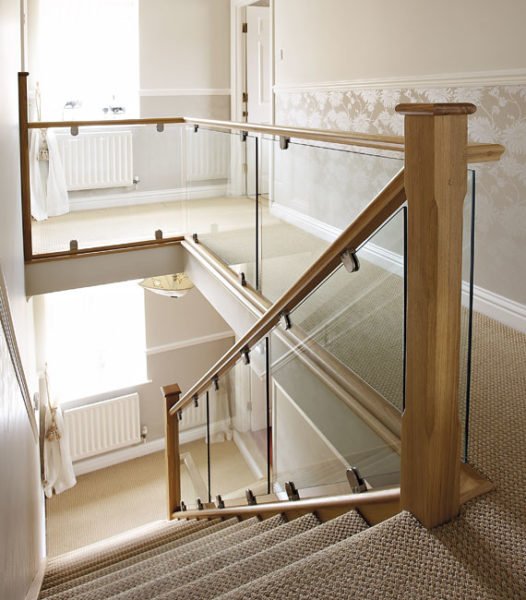 Glass Staircases with Railings for an Instant Home Update
