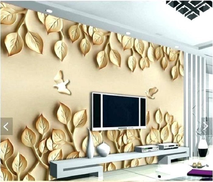 Living Room with Wallpapers 4