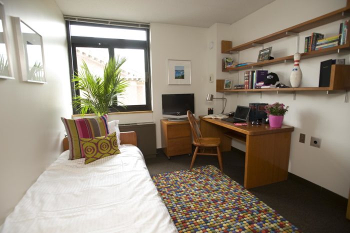 Place to Study in a University Dormitory