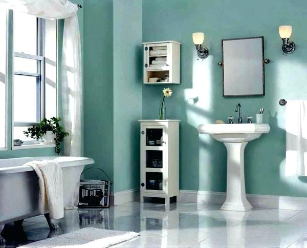 pastel color bathroom