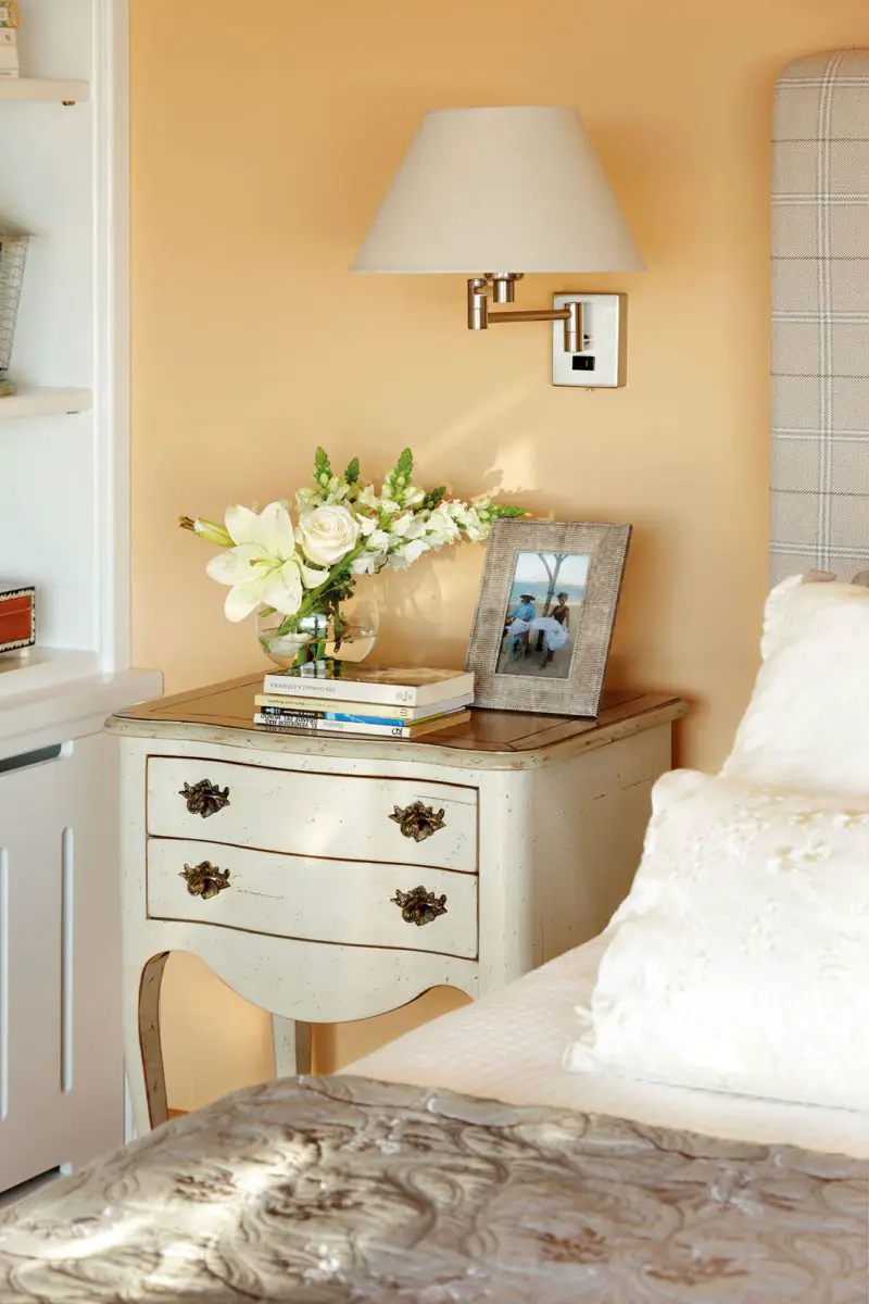 A beige bedroom.