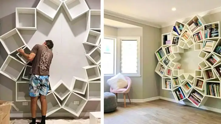Parents Build Amazing Bookcase & The Internet Is Obsessed