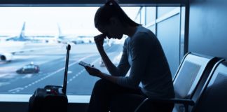 stress of holiday travel