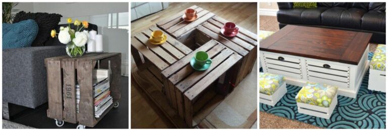 Creative Ideas for DIY Home Decor: Transforming Wooden Crates Into ...