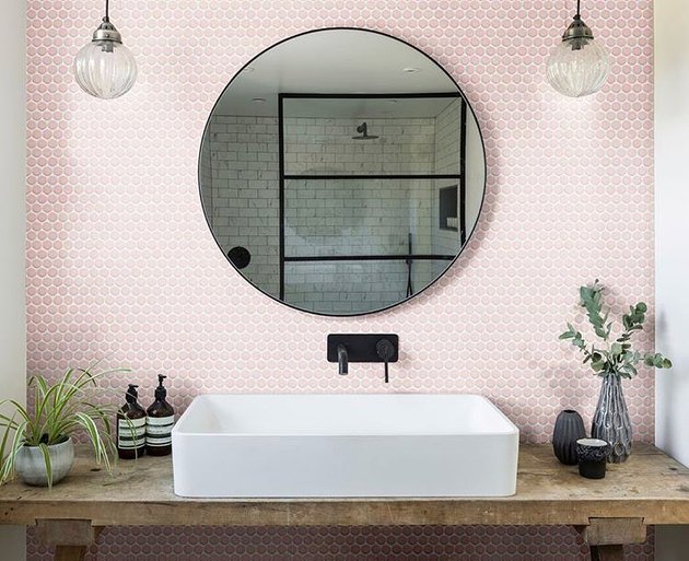 Penny Tile Bathroom 8 Design Ideas For An Outstanding Result