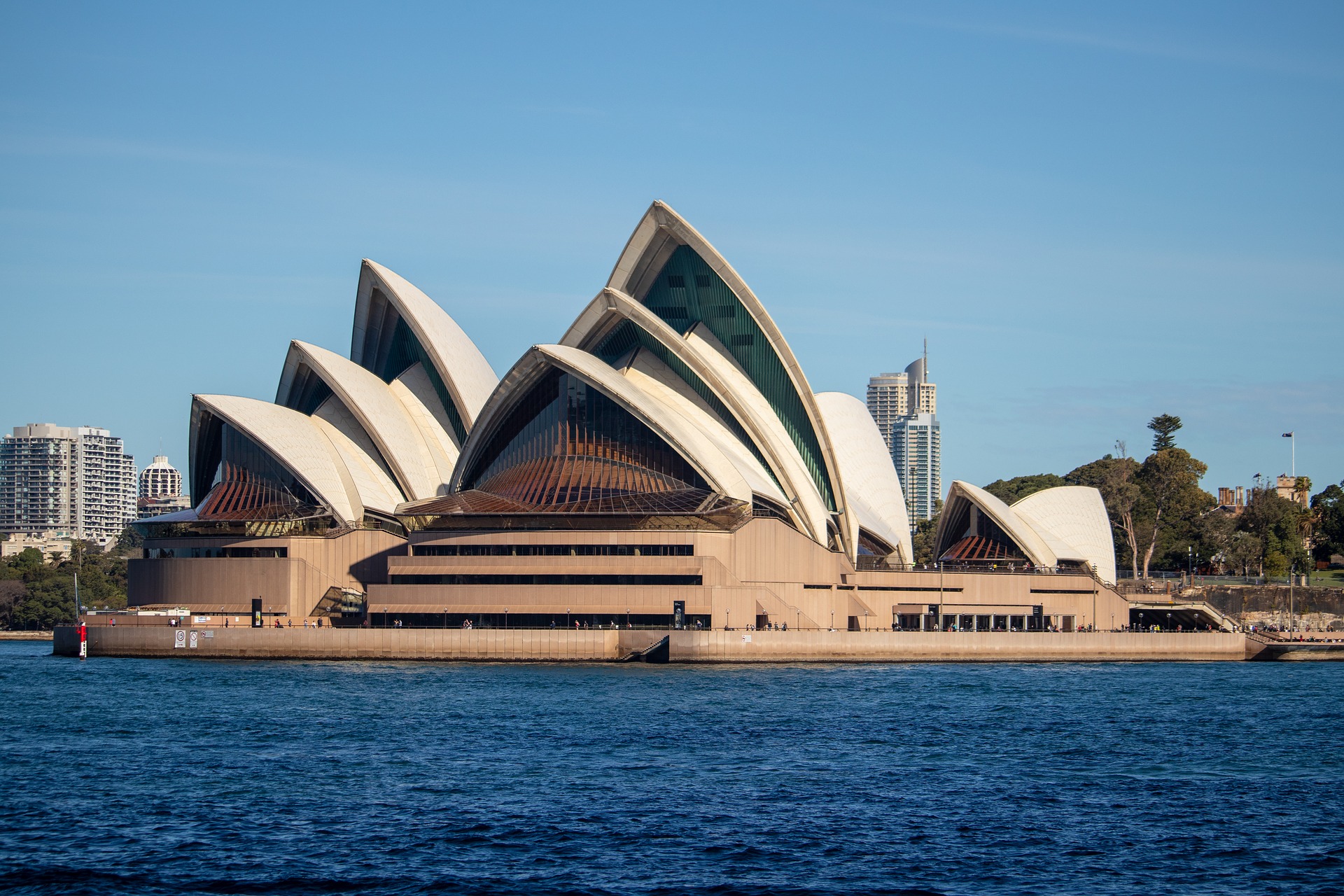 The Sydney Opera House showcases cool architecture.