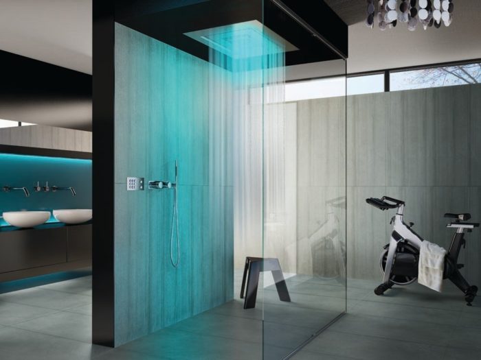A modern bathroom with stylish shower design ideas.