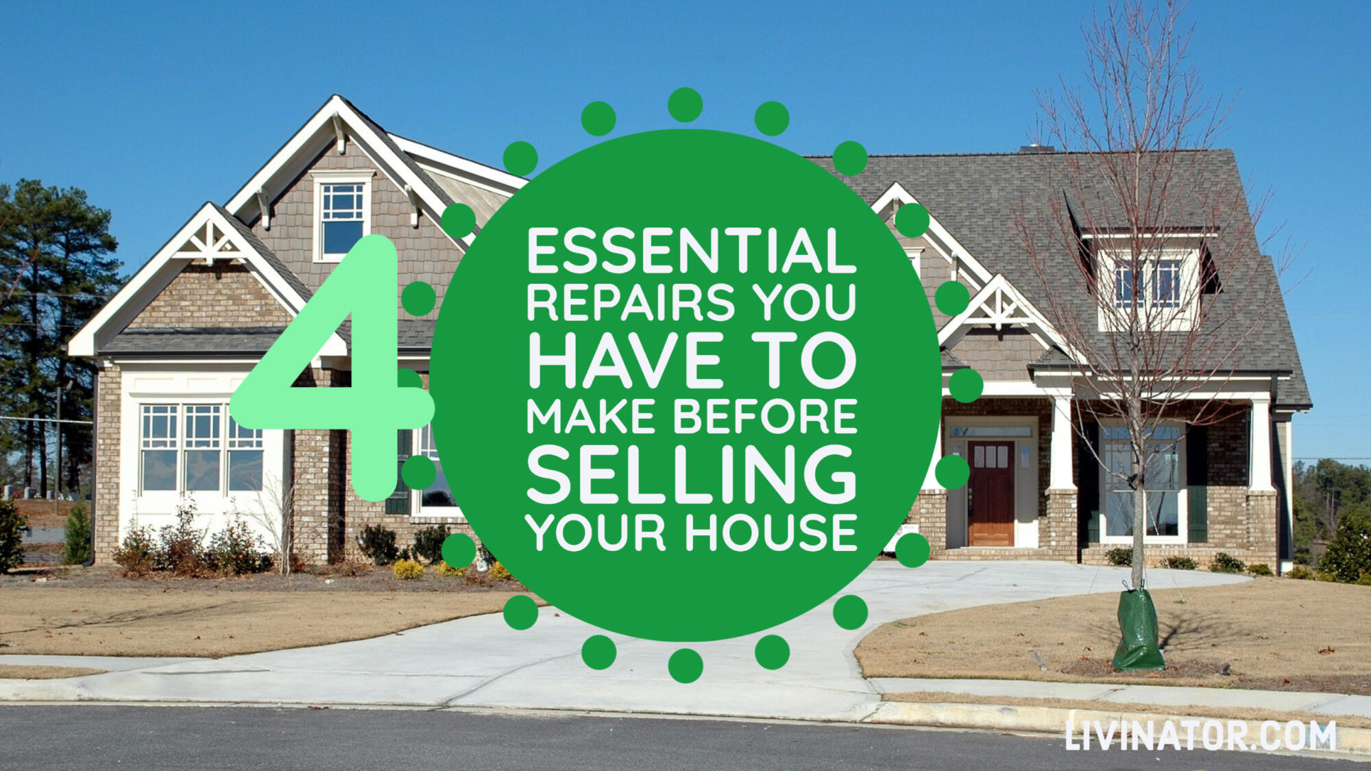Must-make repairs before selling your house.