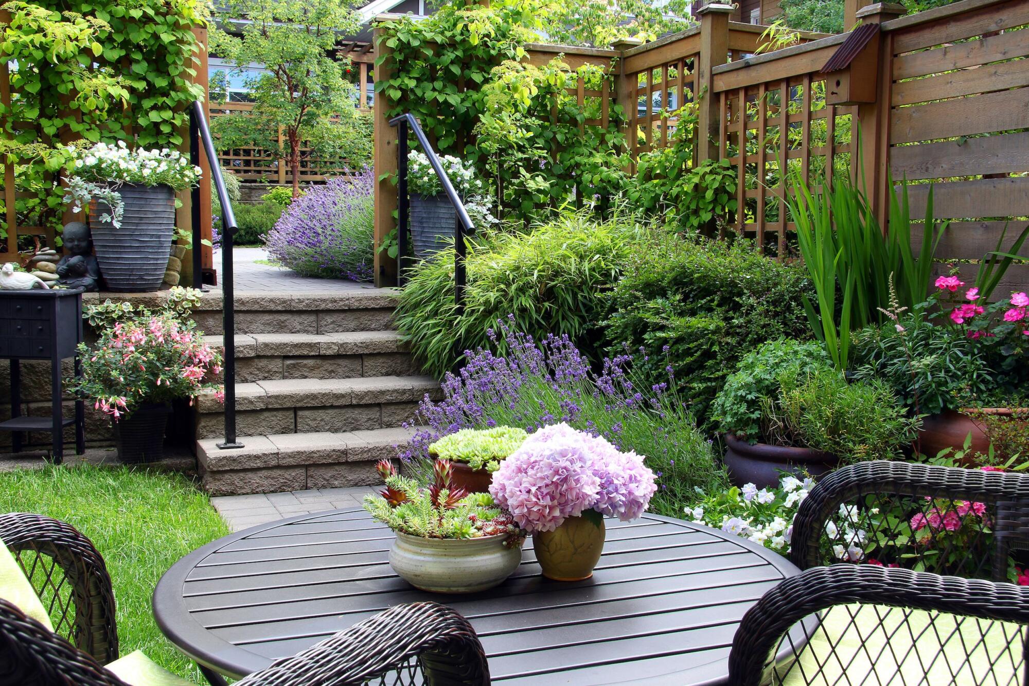 How to decorate your small backyard on a budget.