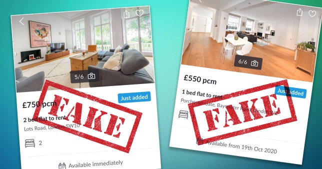 Real estate scams involving fake listings on Instagram.