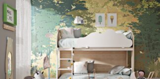 Nature themed kids room