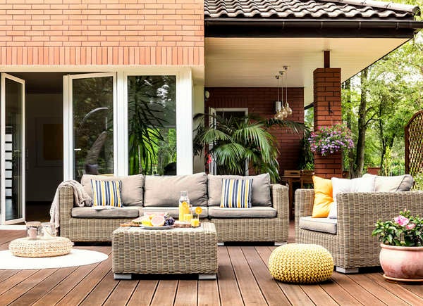 Decorate Your Deck with Wicker Furniture.