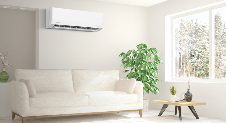 An AC for your home in a living room.