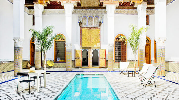 Pool ins Fez, Morocco
