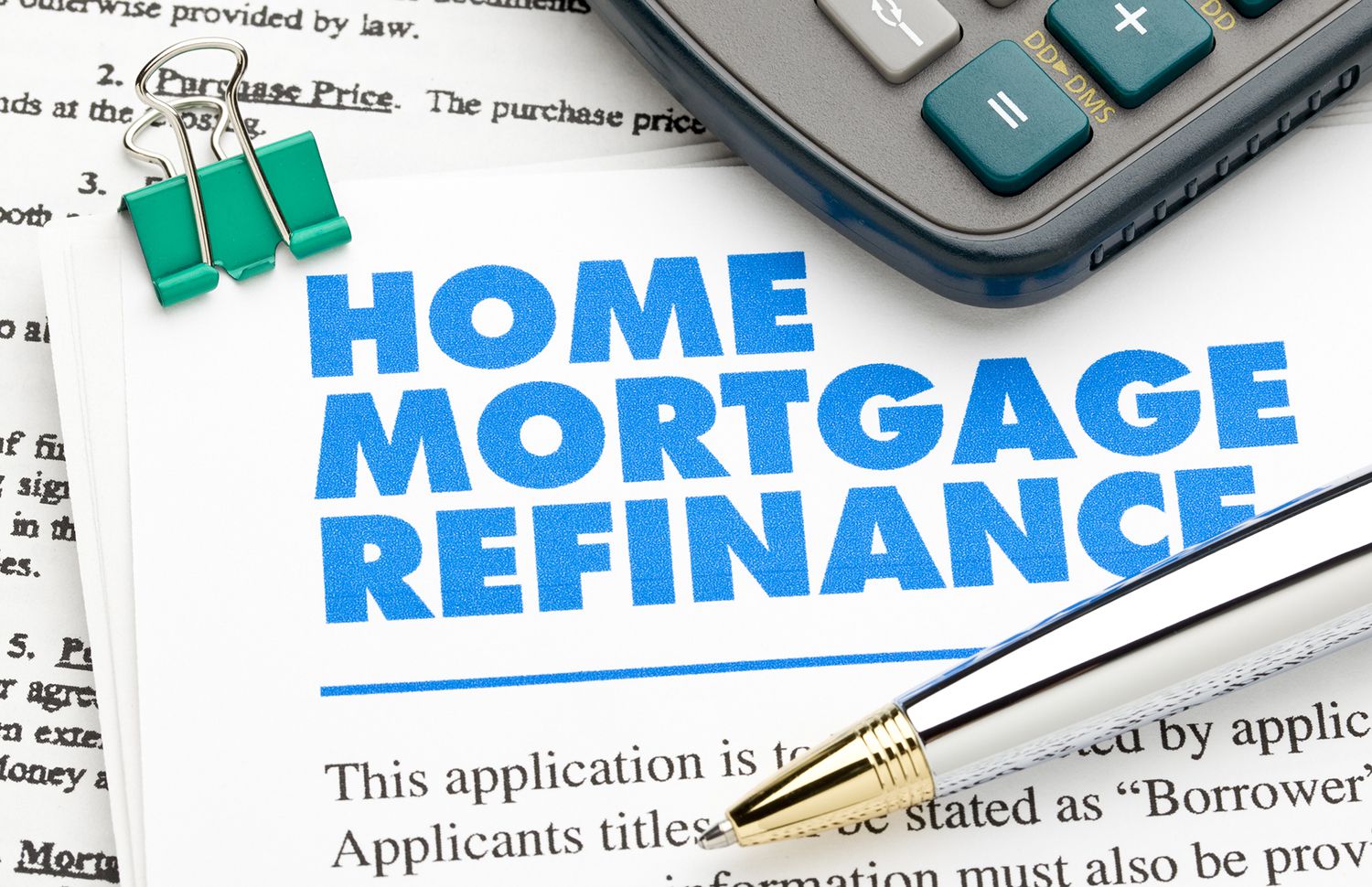 Home mortgage refinance calculator.
