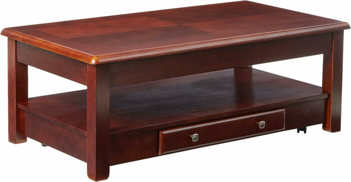 Cherry Wood Coffee Table With Storage Best Sale