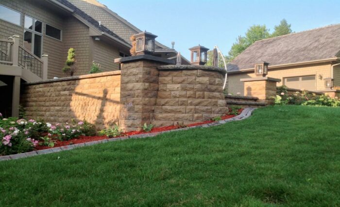 Redesigning Sprawling Ranches with Retaining Walls