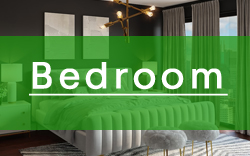A green bedroom with the word bedroom on it.