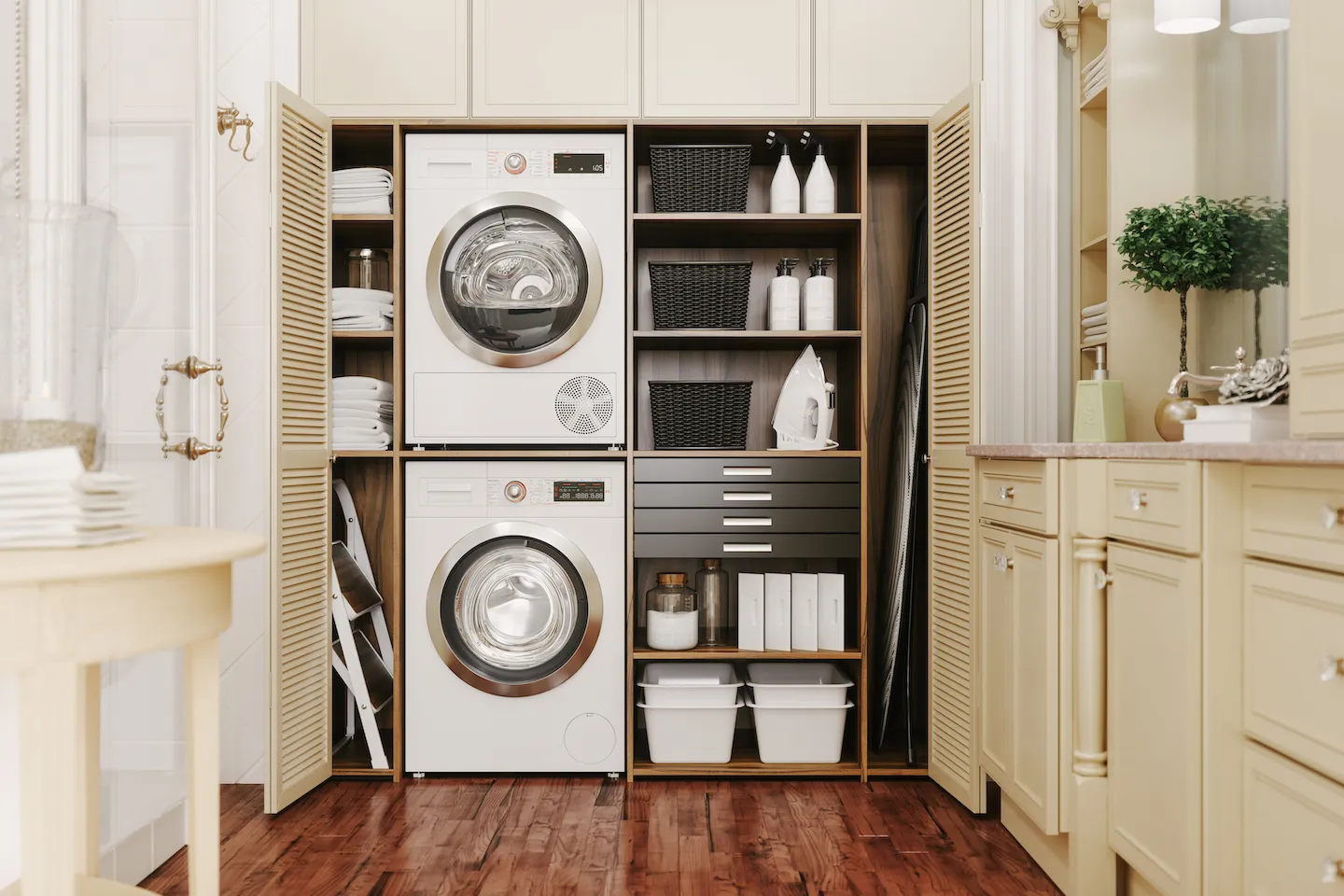 Make the Most of Your Bathroom: Clever Laundry Room Combo Design Ideas