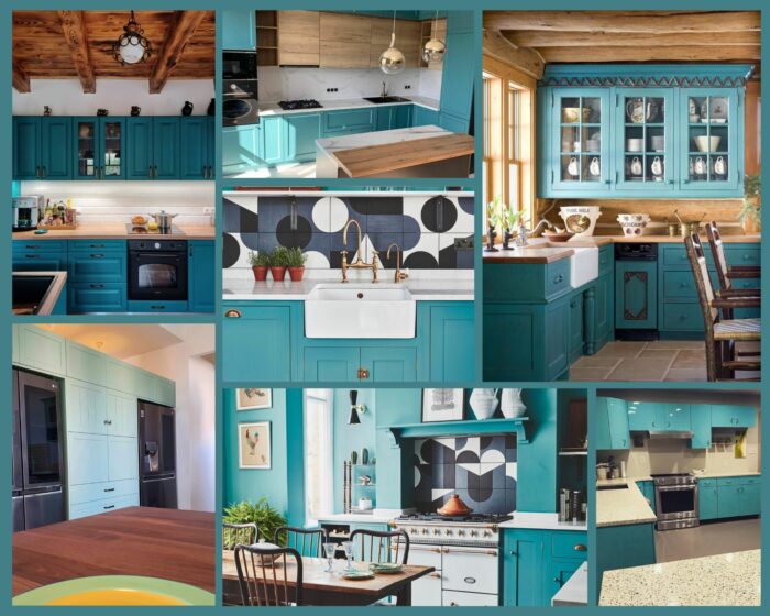 Turquoise Kitchen Cabinets: 75+ Inspiring Ideas