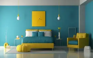 Blue and yellow aesthetic combination. Photo by pinterest.com