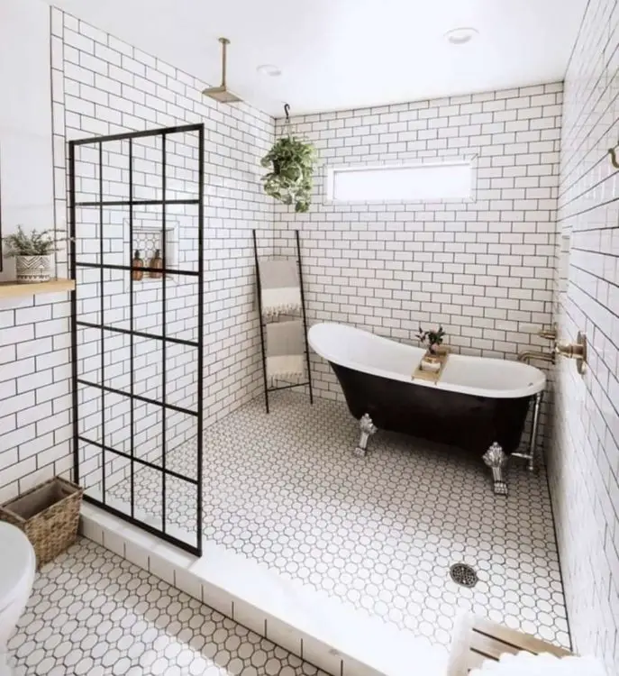 Bathroom Tile Ideas - Classic subway tiles 