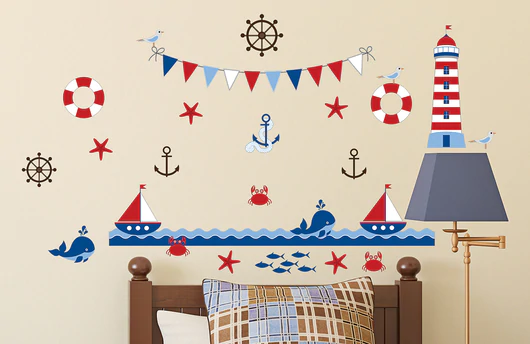 Nautical wall decals