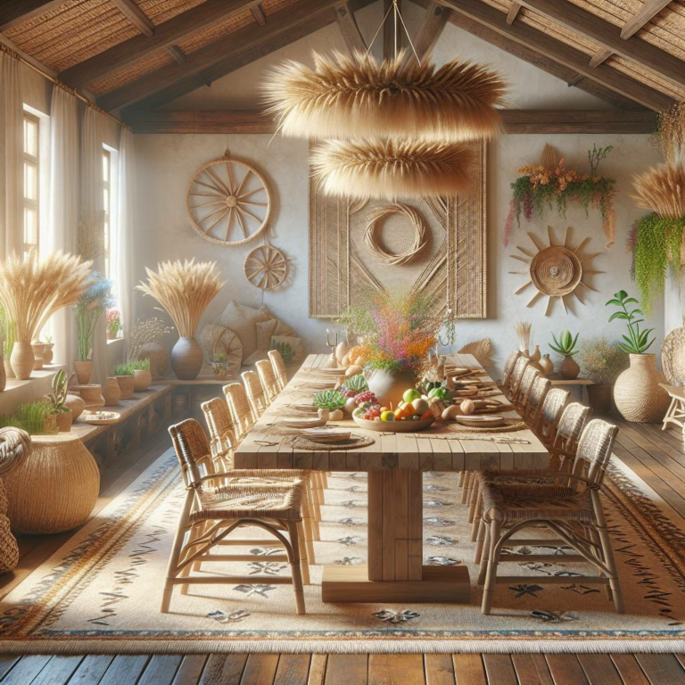 Image showcasing Plant-Based Dining Room Styling Tips: Crafting a Relaxing and Inviting ...