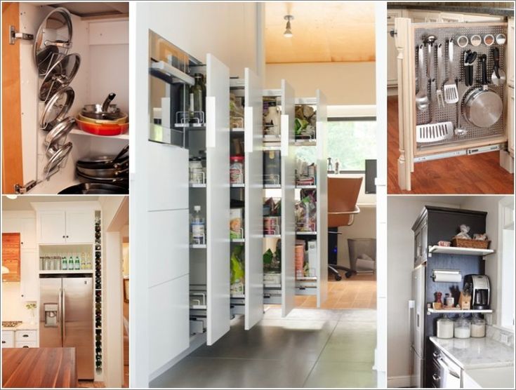 Organized kitchen storage solutions and pantry ideas.