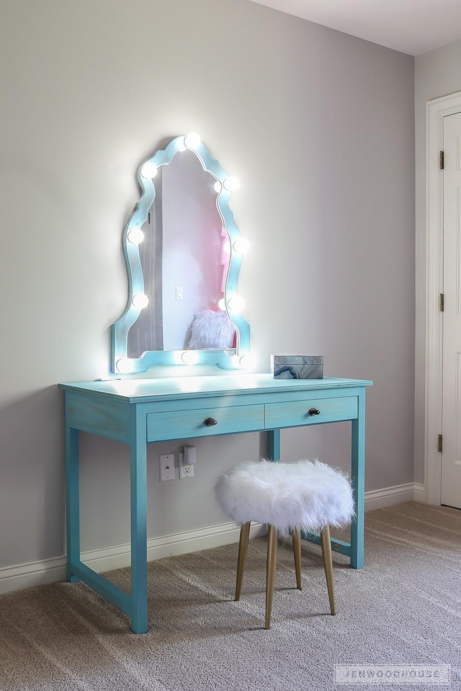 Create a DIY Vanity Area With Just 3 Items