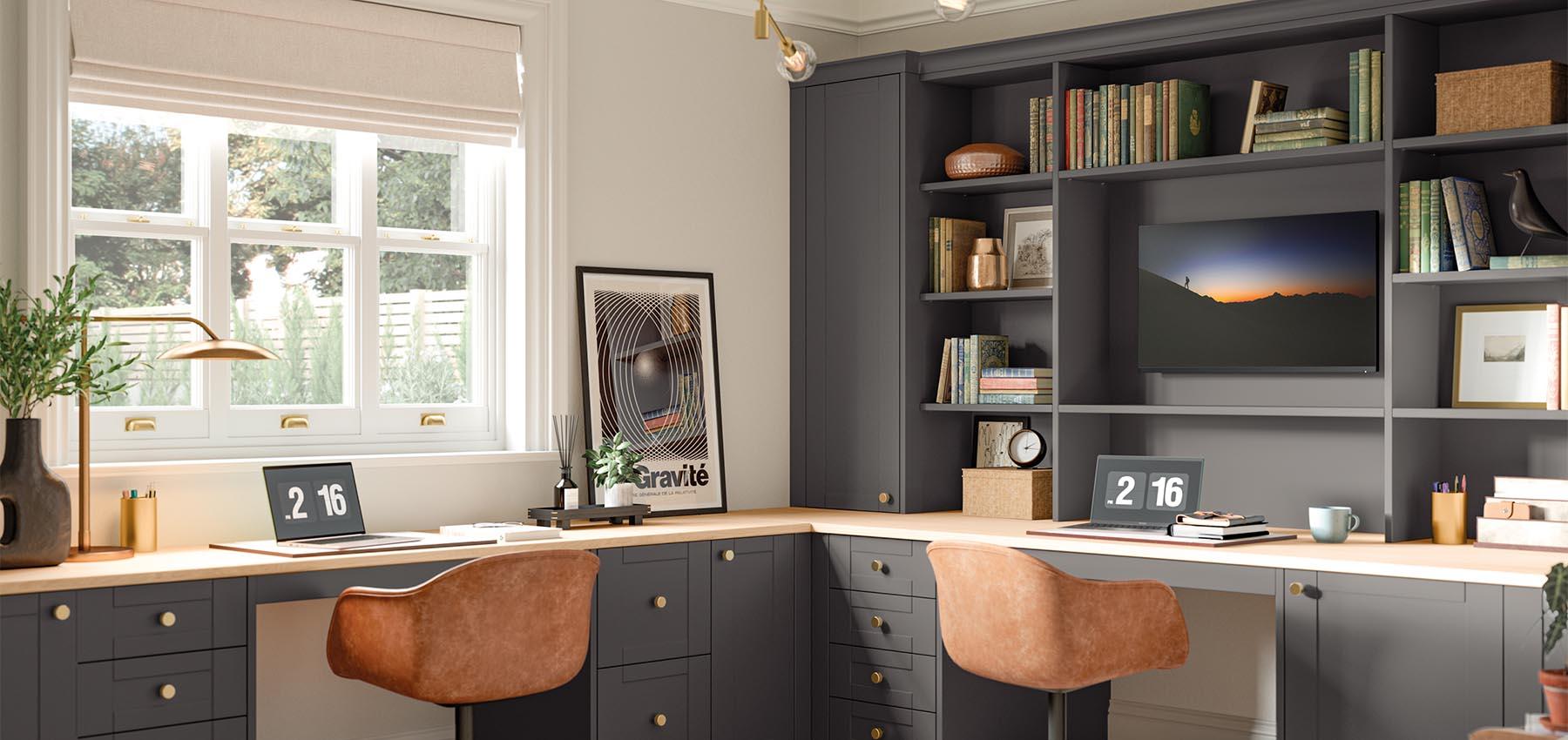 Design a home office that ‍doesn’t feel like work