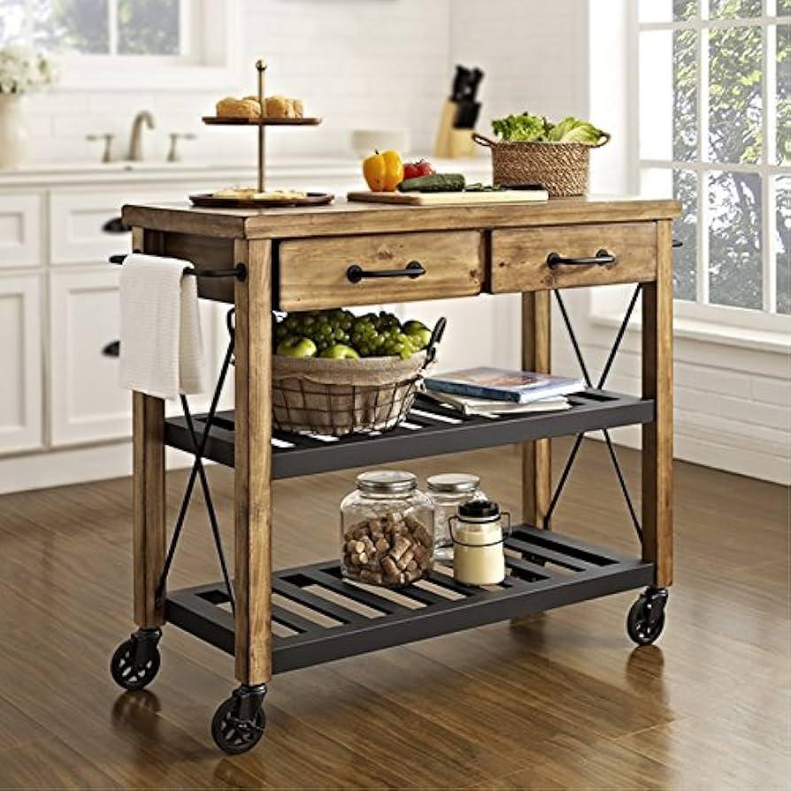 Anchor the cart visually and ​structurally with trim, fixings and complementary surrounding styling