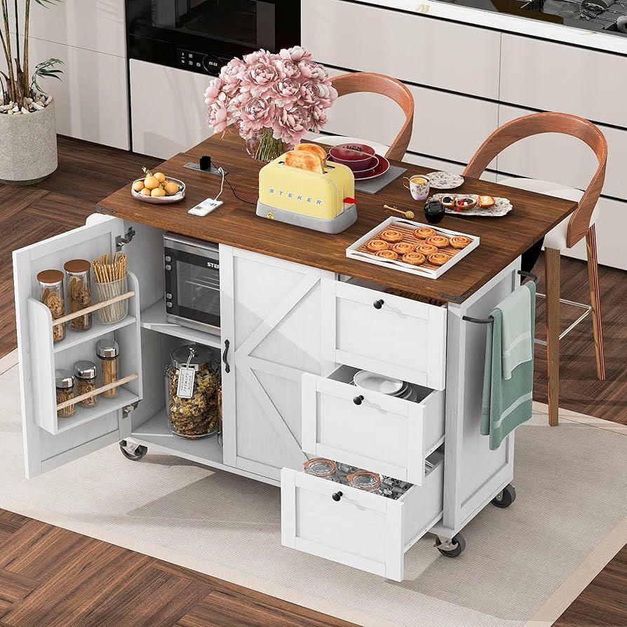 How ‍to style a kitchen cart as a permanent⁣ feature