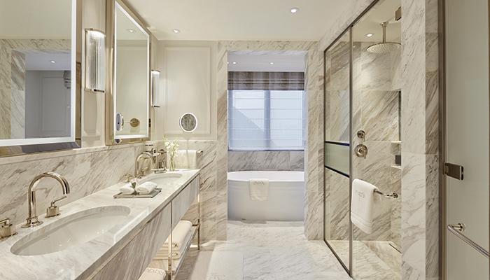 Get the luxe hotel bathroom look at home