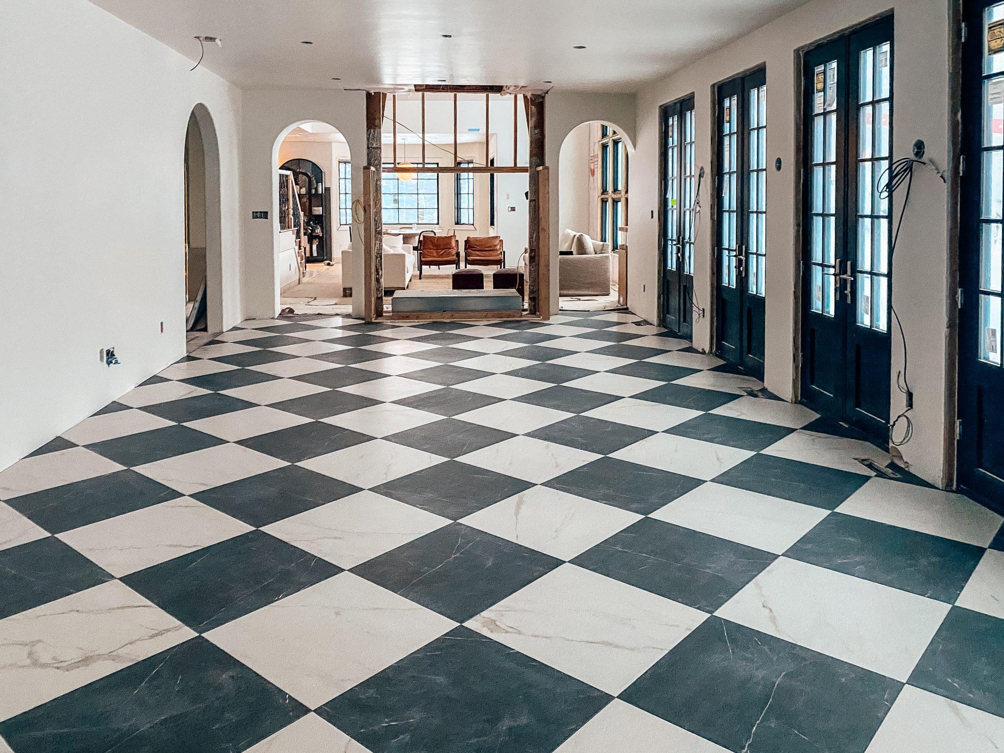 Why checkerboard tiles are the next subway tile