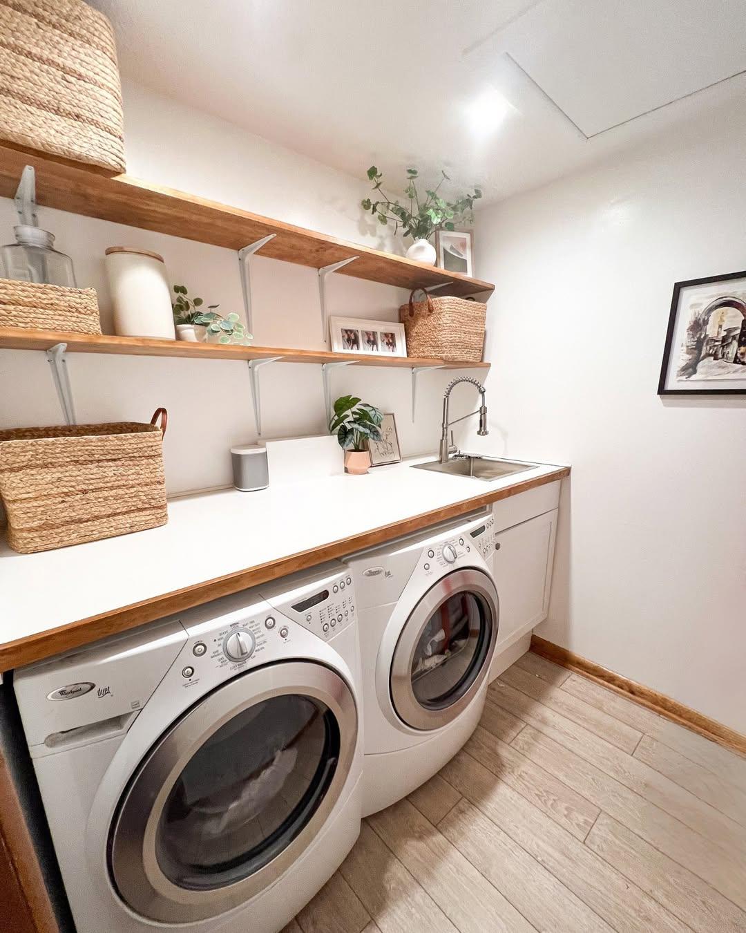 Design‌ ideas for ⁢a chic laundry/mudroom combo